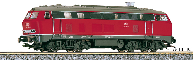 Diesel locomotive BR 218 235-0 (revised model)<br /><a href='images/pictures/Tillig/02711.jpg' target='_blank'>Full size image</a>